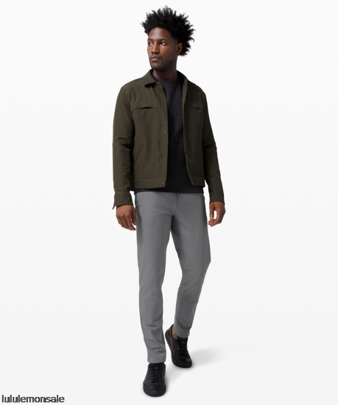 Lululemon Deutschland DELULU1063 | Lululemon Deutschland Asphalt Grey Commission Classic-Fit Hose 30 Warpstreme Nur Online